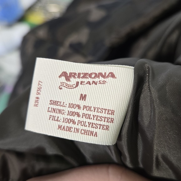 Arizona‎ The Original Jean Co Camouflage Camo Puffy Vest Size Medium - Picture 5 of 6